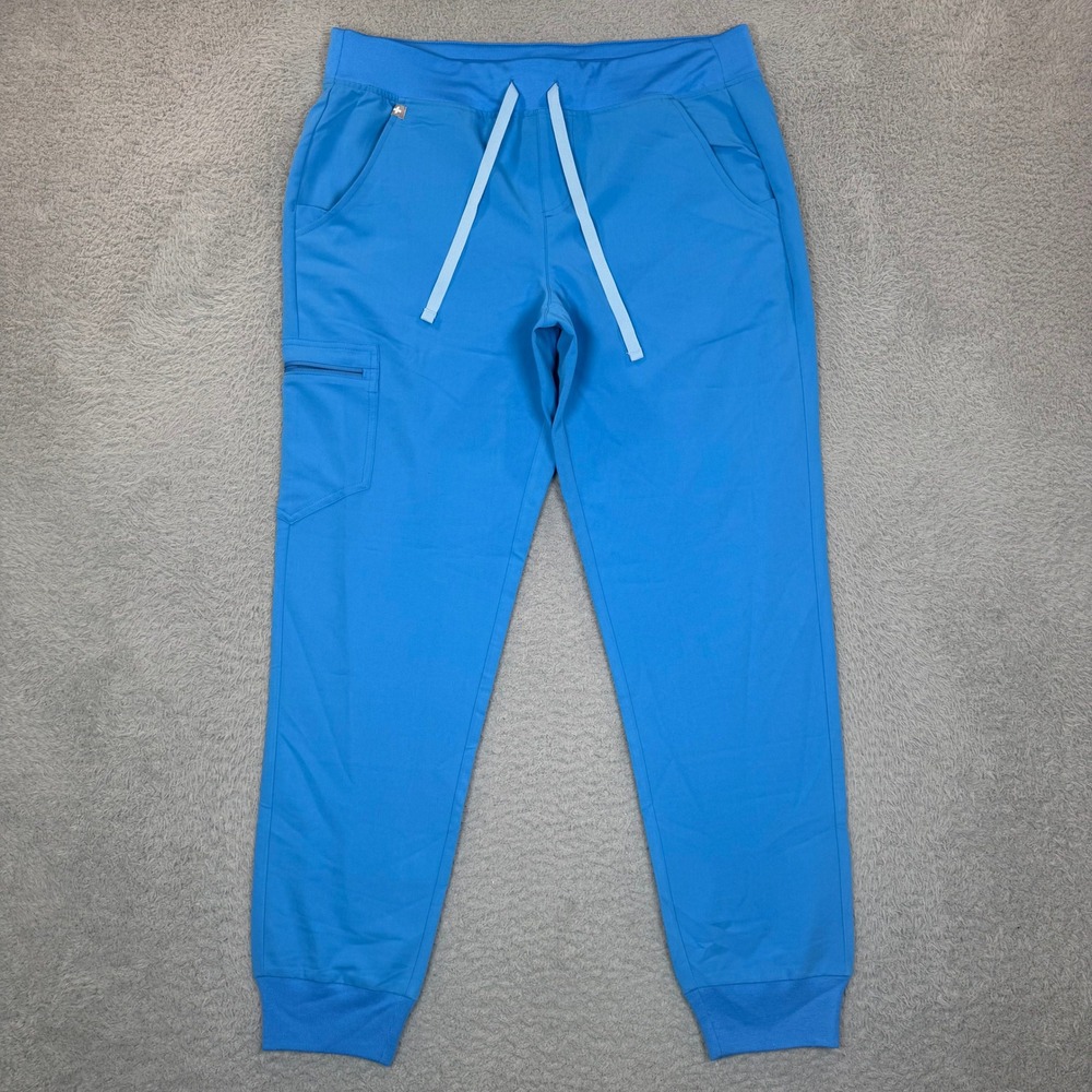 FIGS Technical Collection Women Blue Scrub Jogger Pants Medium W18SW2005